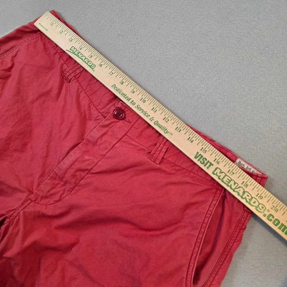 Polo Ralph Lauren Mens Nantucket Red Utility Canvas Cargo Shorts Classic Fit 38